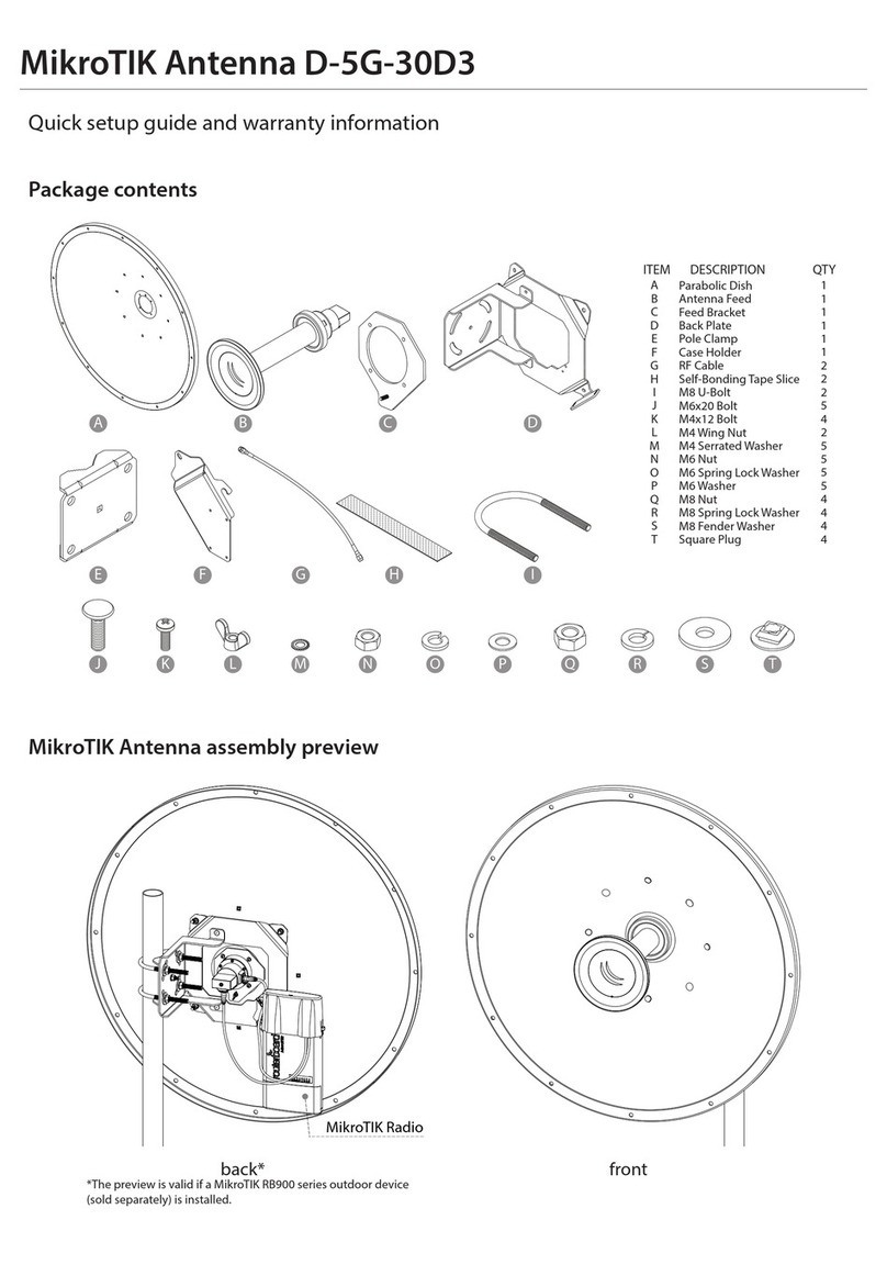 MikroTik D-5G-30D3 Quick setup guide and warranty information MikroTik D-5G-30D3 Quick setup guide and warranty information