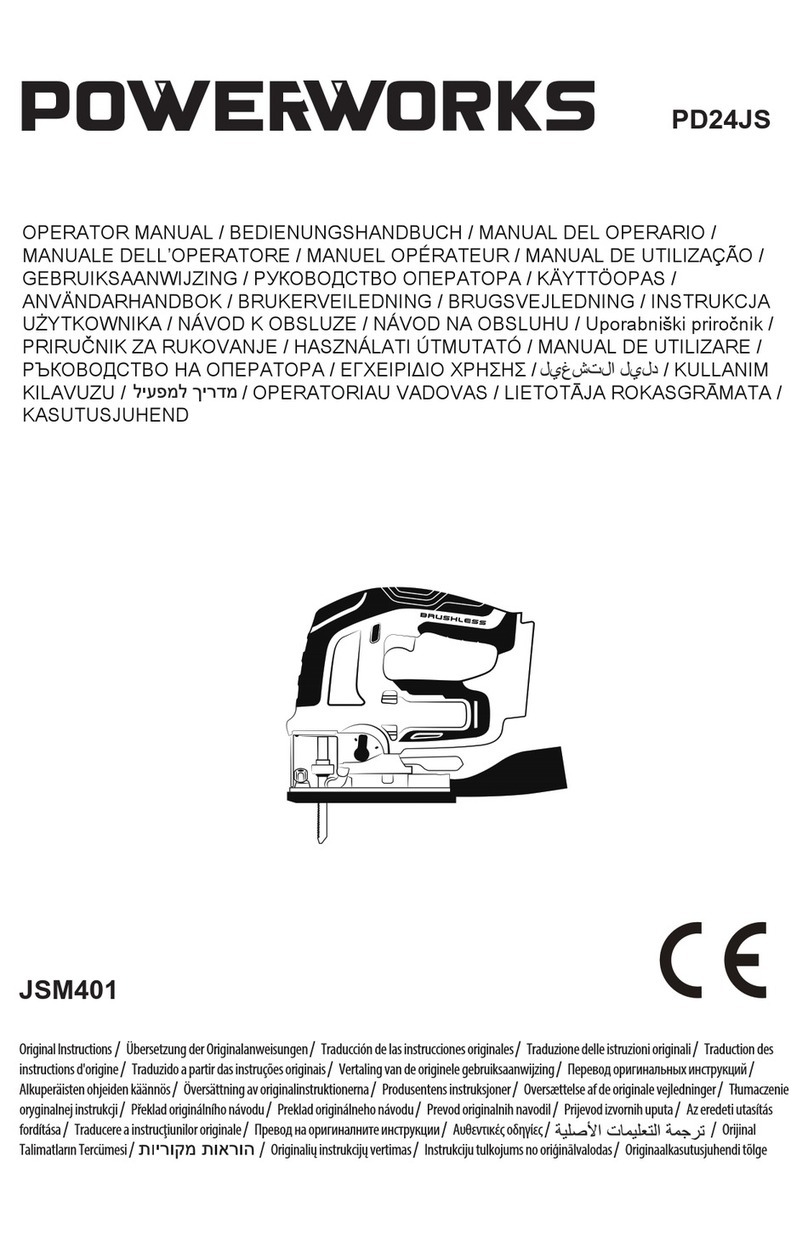 Power works PD24JS Operator's manual