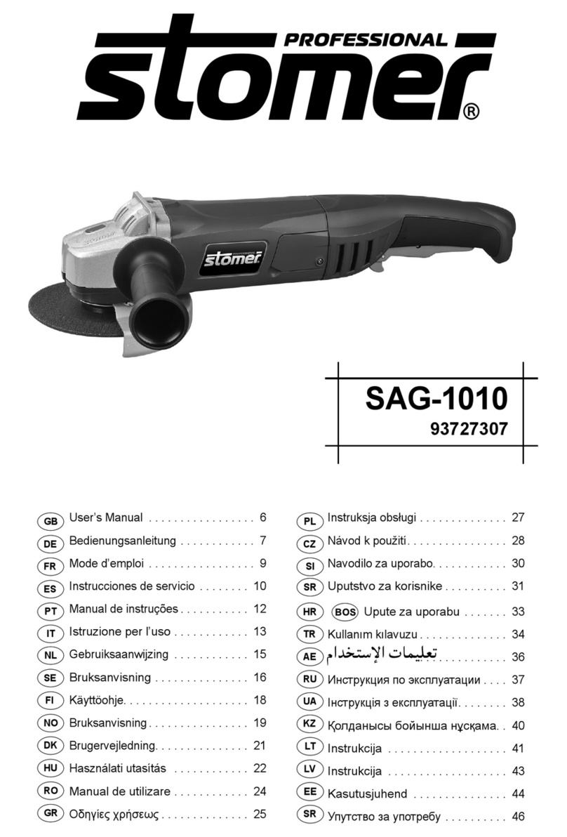 Stomer Professional SAG-1010 User manual