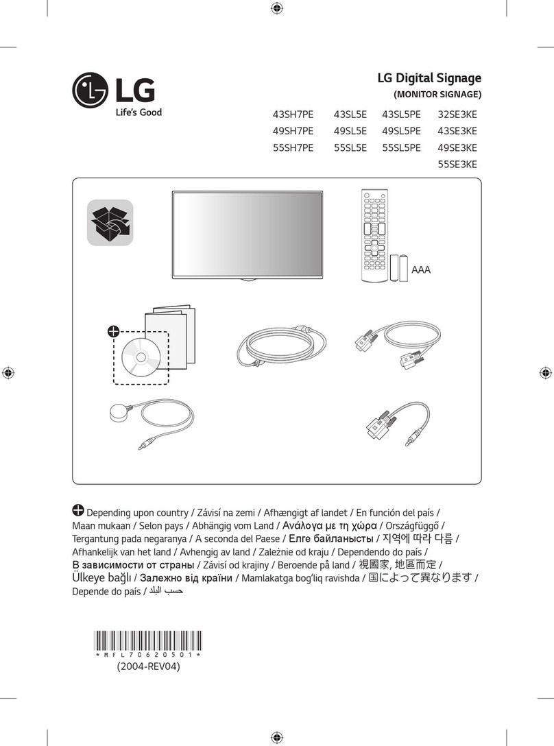 LG 43SL5E User manual