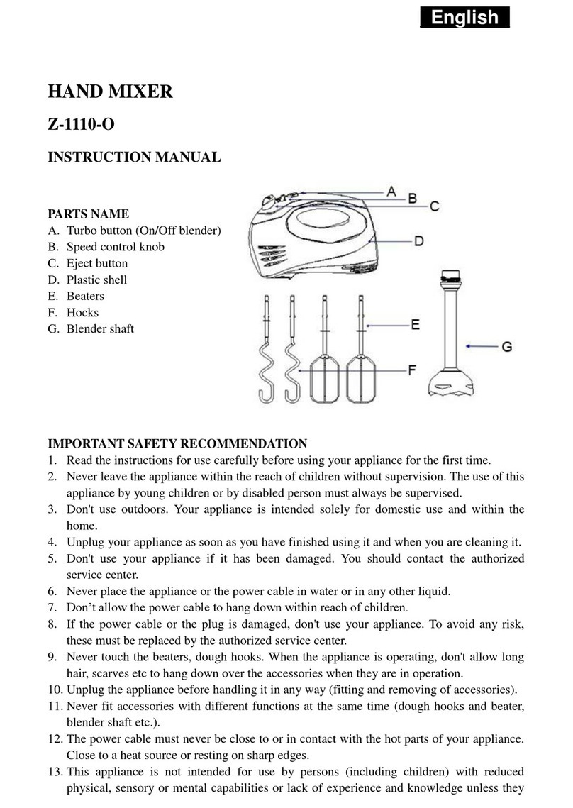 SAPIRHOME Z-1110-O User manual