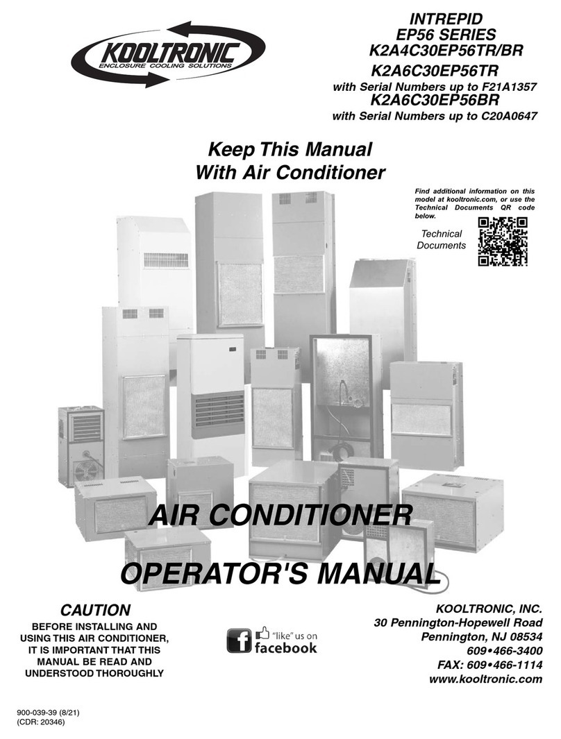 Kooltronic Intrepid K2A4C30EP56TR User manual