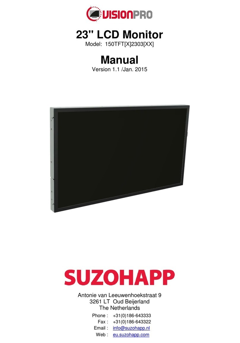 Suzohapp VisionPro 150TFT 2303 Series User manual