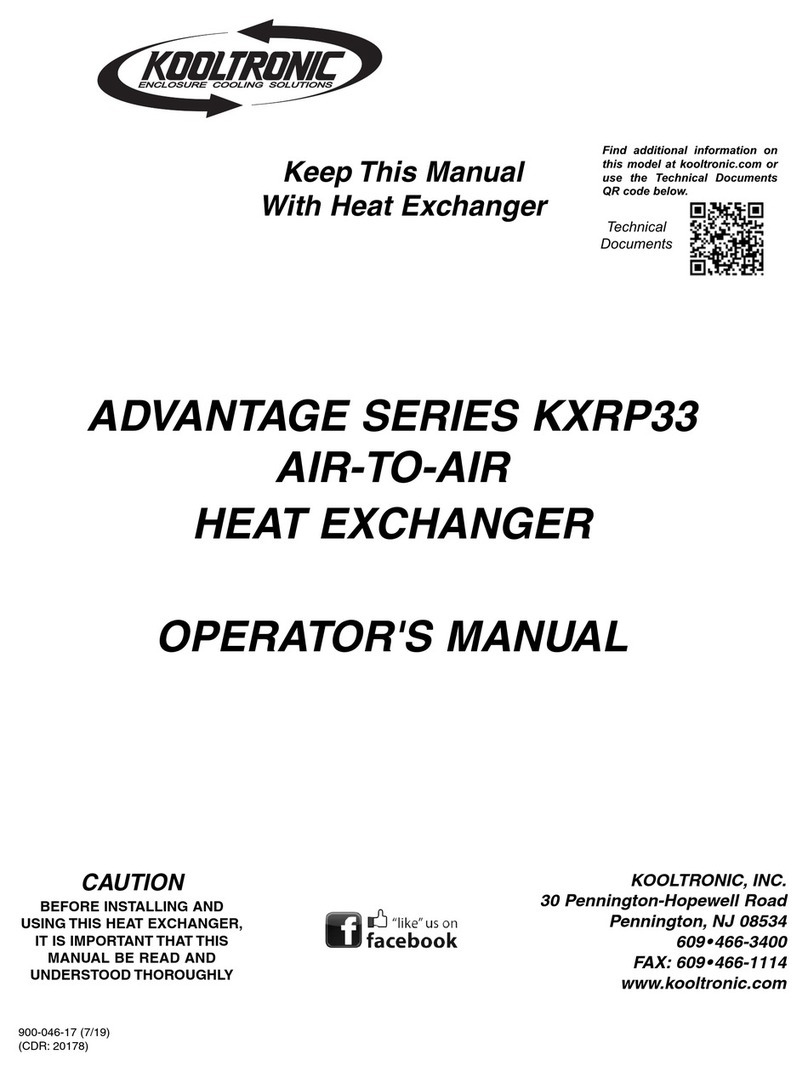 Kooltronic Advantage KXRP33 User manual