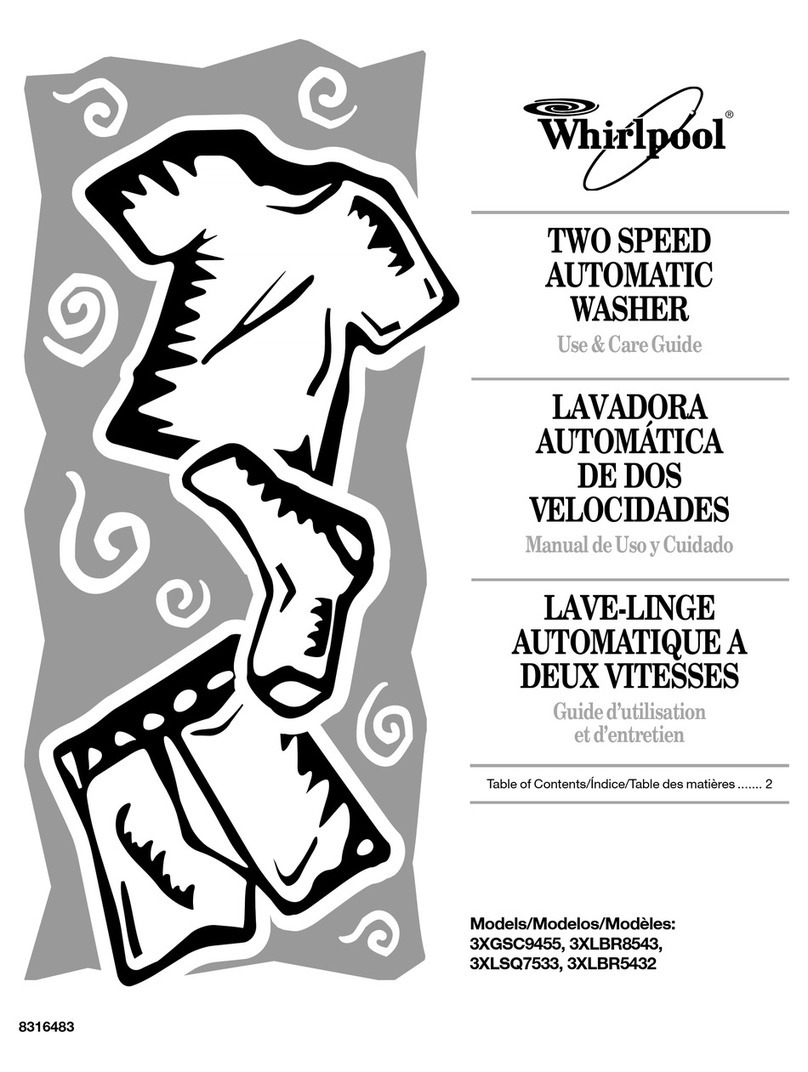 Whirlpool 3XLSQ7533 User manual