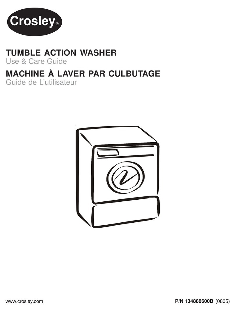 Crosley CFW2000FW2 User manual