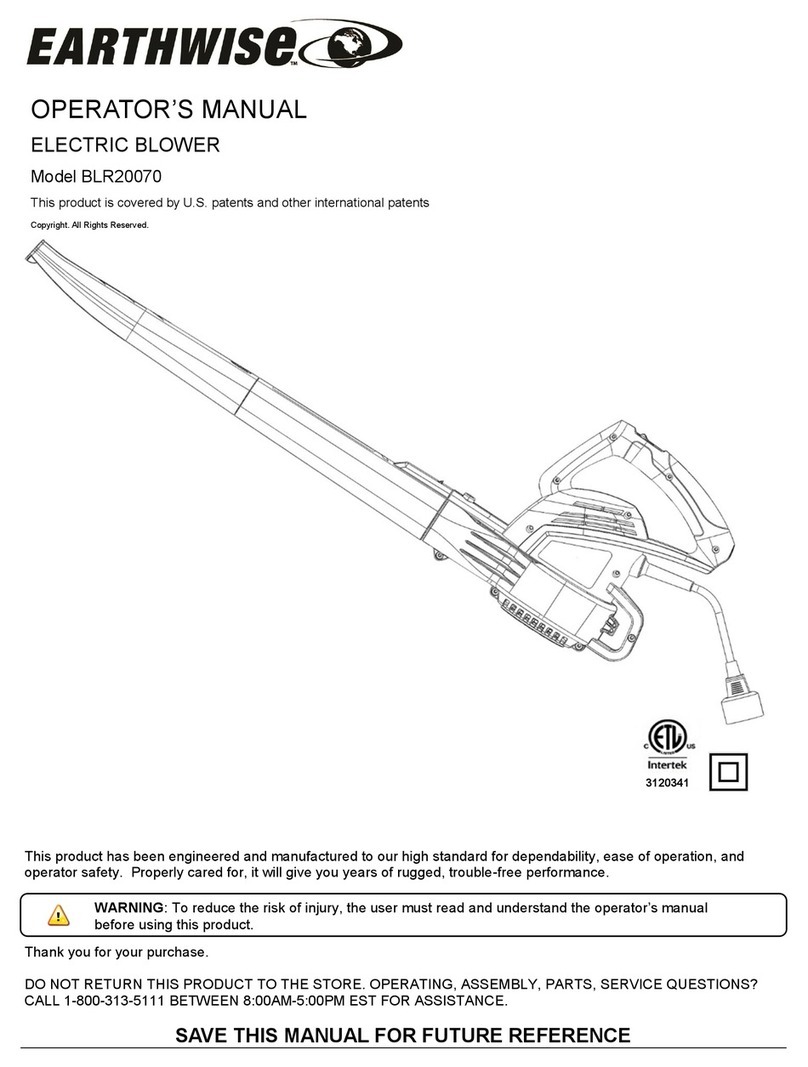 EarthWise BLR20070 Operator's manual