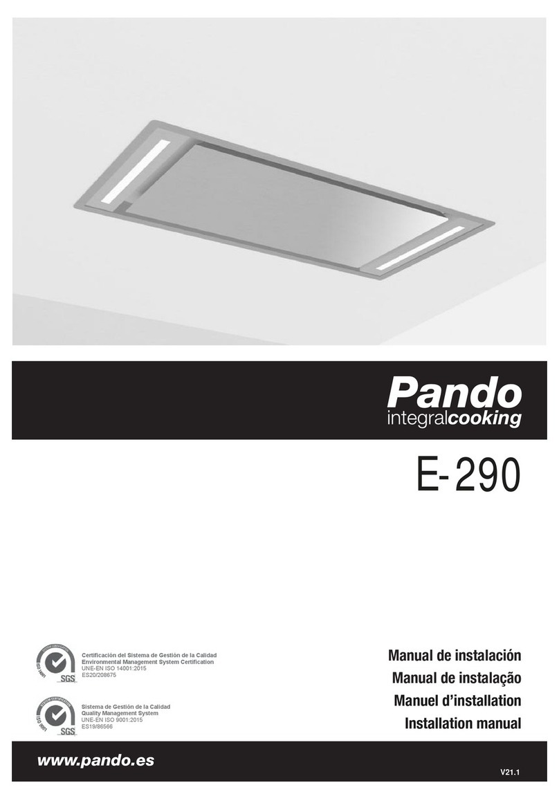 Pando E-290 installation manual