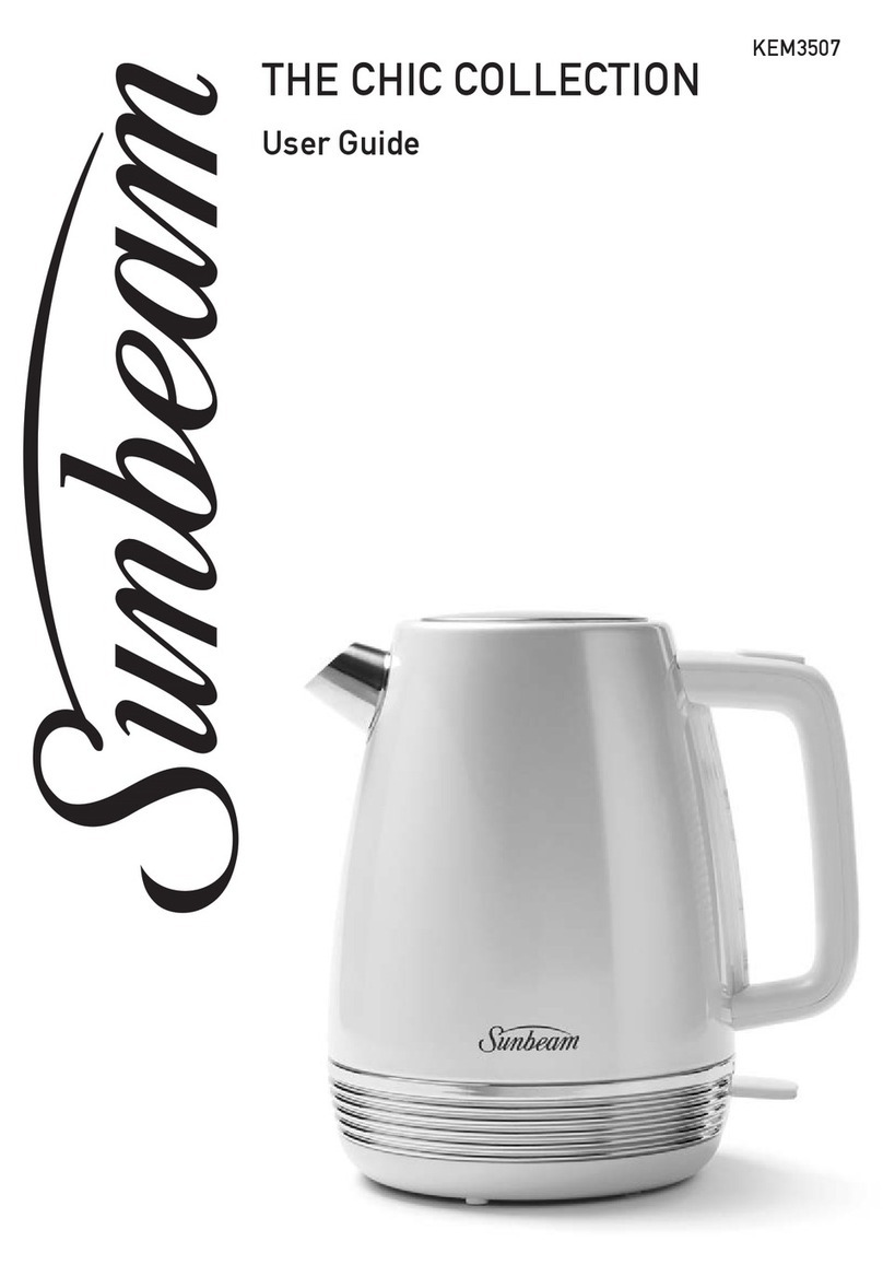 Sunbeam CHIC KEM3507 user guide