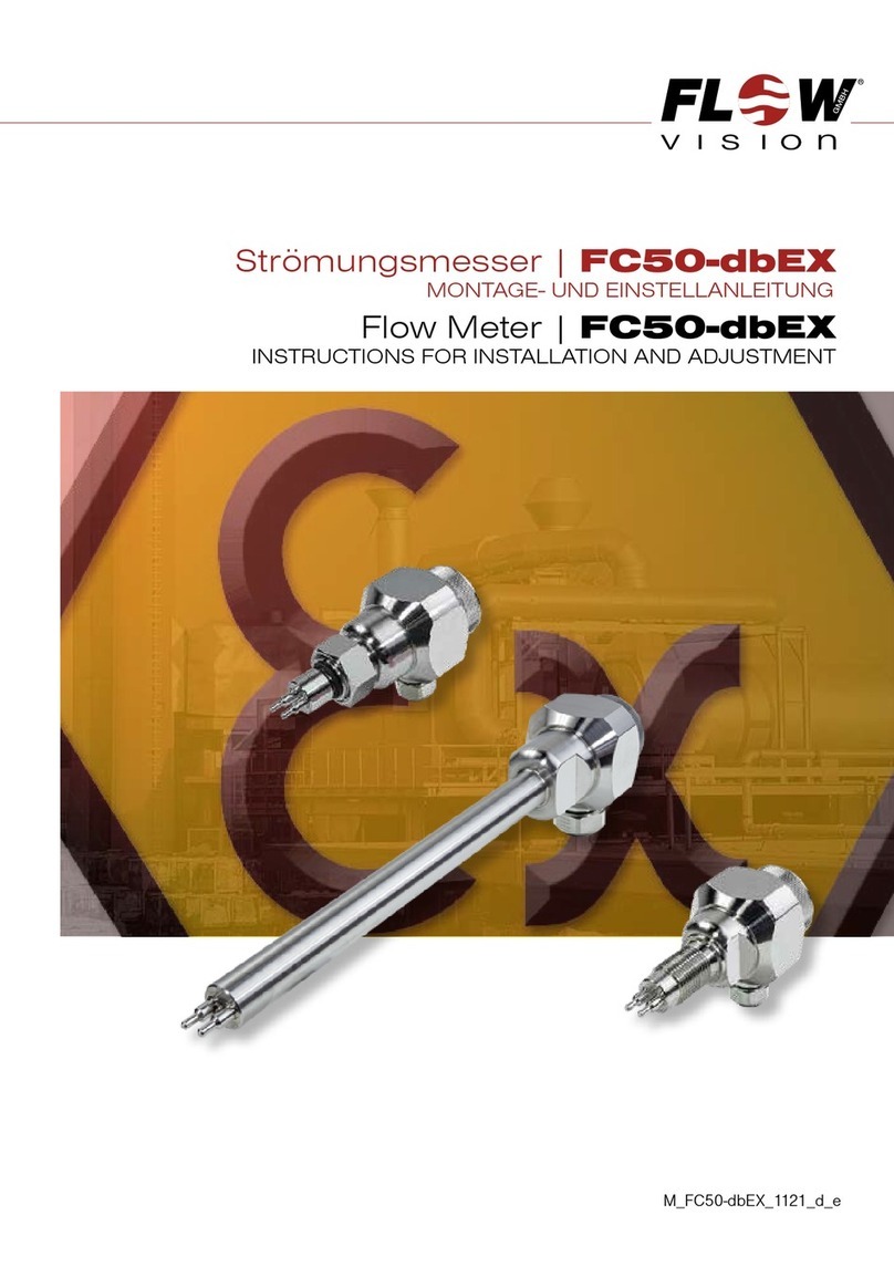 Flow vision FC50-dbEX Instructions for installation