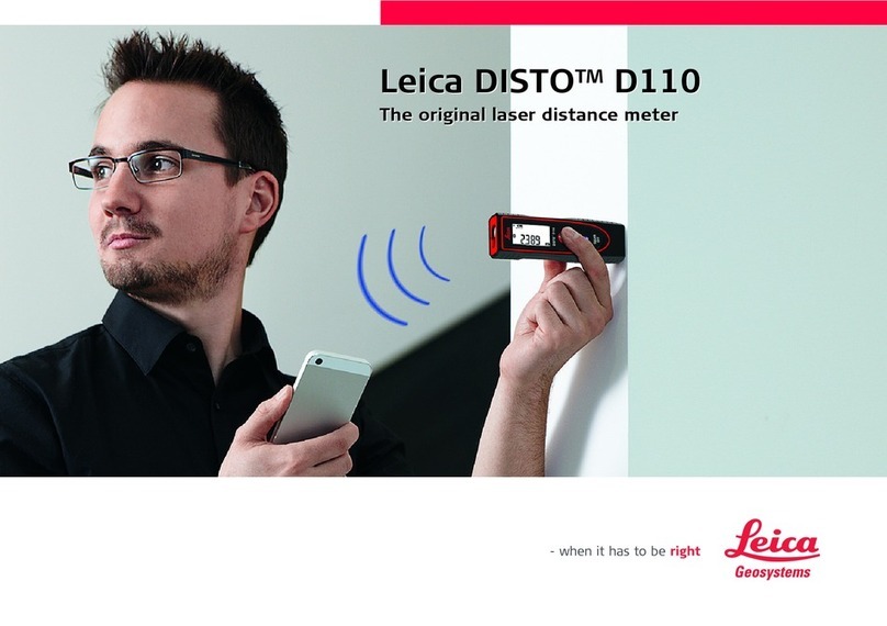 Leica Geosystems DISTO D110 manual Leica Geosystems DISTO D110 manual