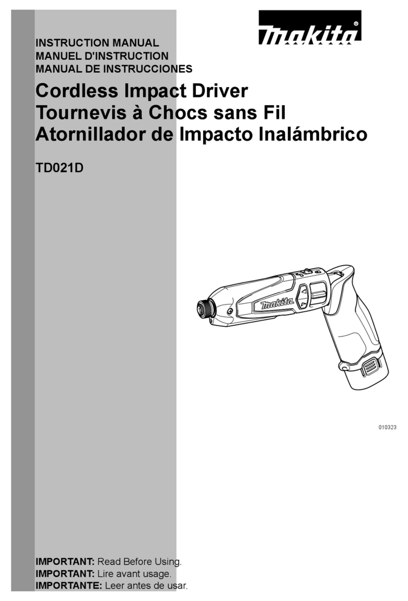 Makita TD021 instruction manual