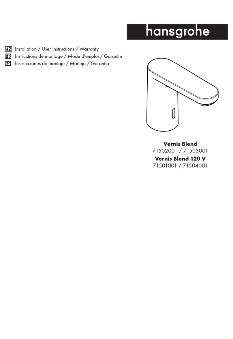 Hans Grohe Vernis Blend 71502001 Instruction Manual