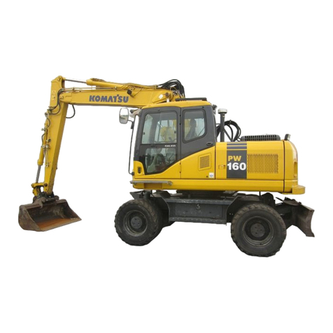 Komatsu PW160-7K Series User manual