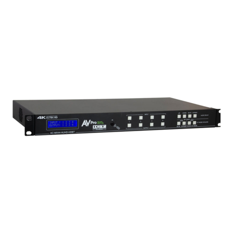 AVPro Edge AC-MX88-AUHD-HDBT User manual