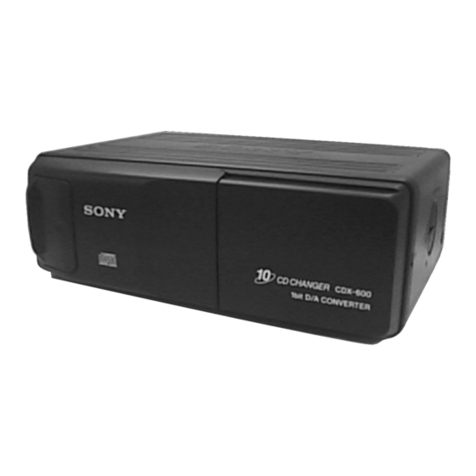 Sony CDX-626 quick start guide