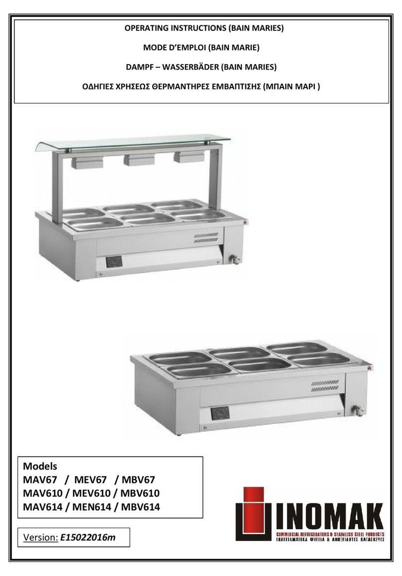 Inomak MAV67 operating instructions