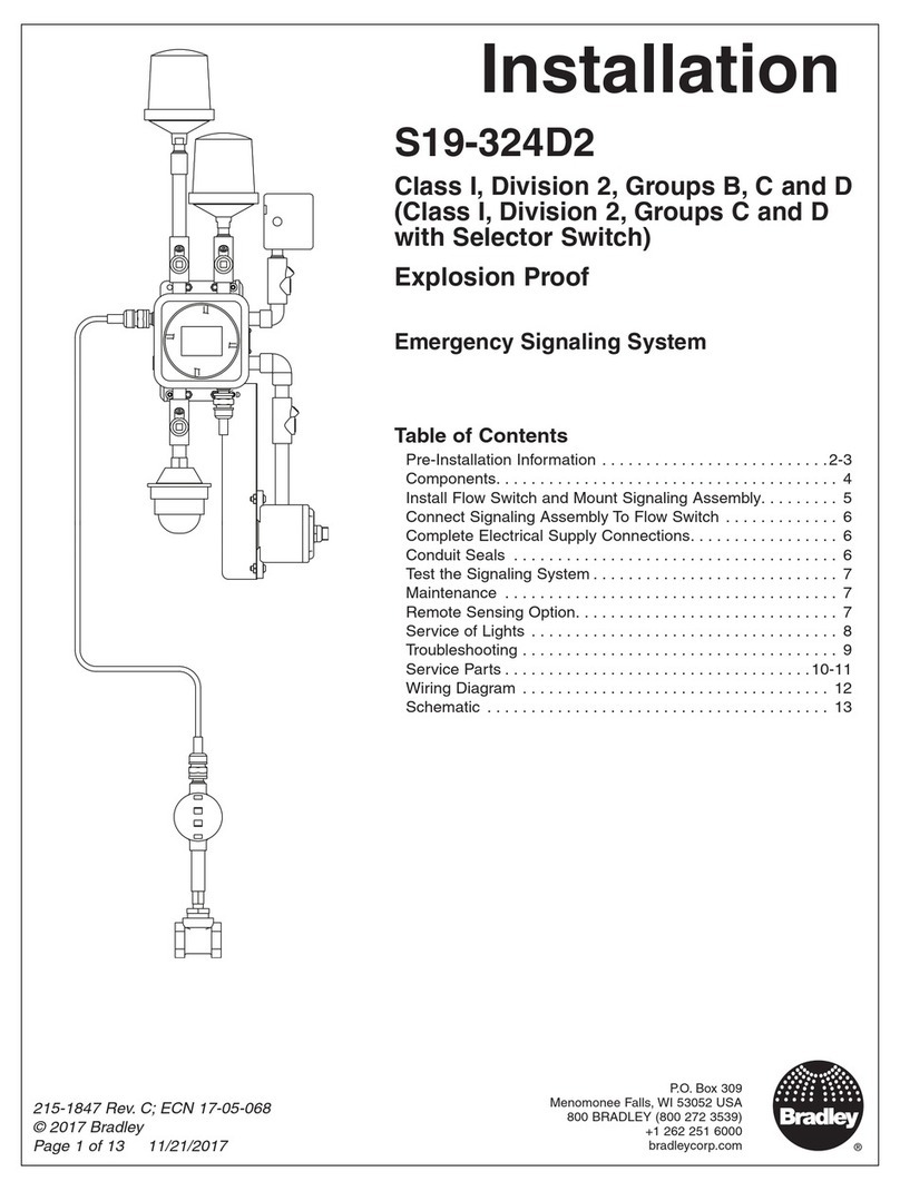 Bradley S19-324D2DHT User manual