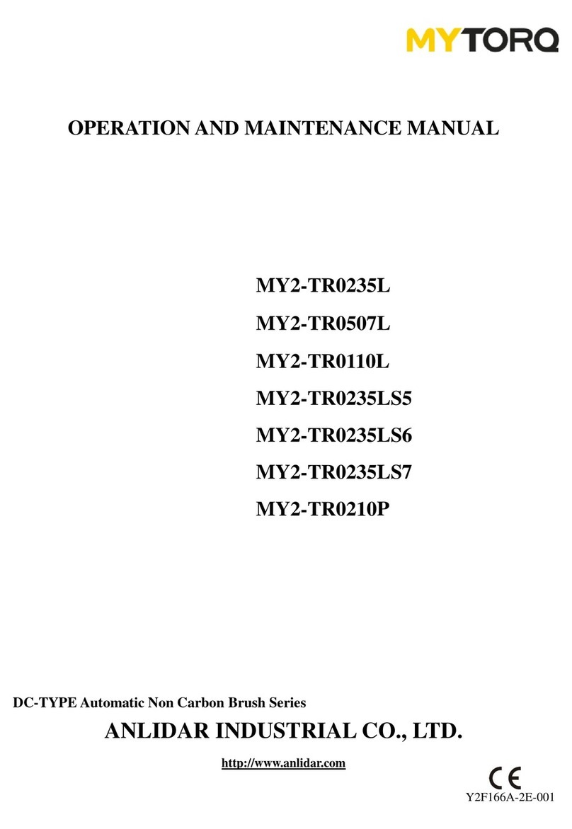 ANLIDAR MYTORQ MY2-TR0235L Operation and maintenance manual