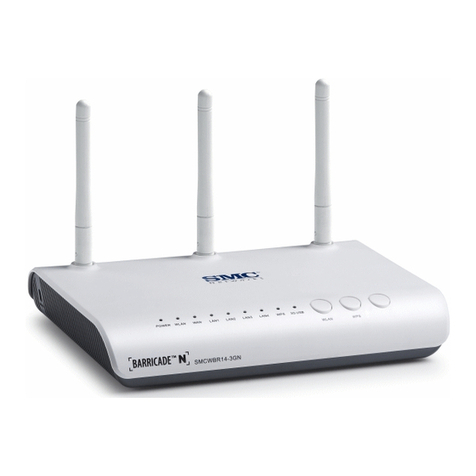 SMC Networks SMCWBR14-3GN User manual