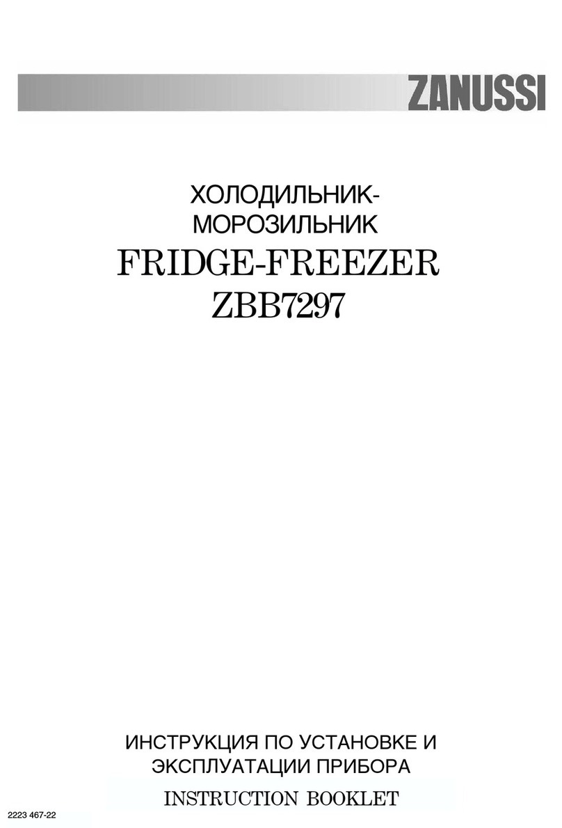 Zanussi ZBB7297 Instruction booklet