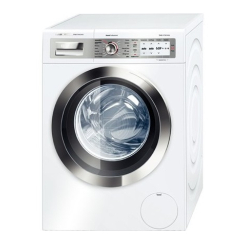 Bosch WAY28849IT Instruction manual and installation instructions