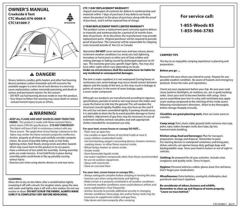 Woods Creekside 6 User manual