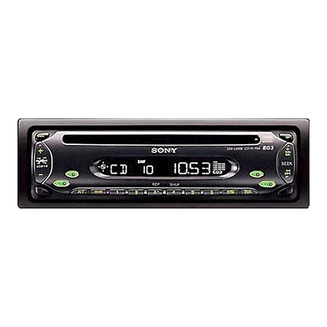 Sony CDX-L495EE User manual