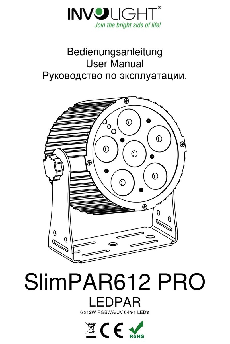 involight SlimPAR612 PRO User manual involight SlimPAR612 PRO User manual