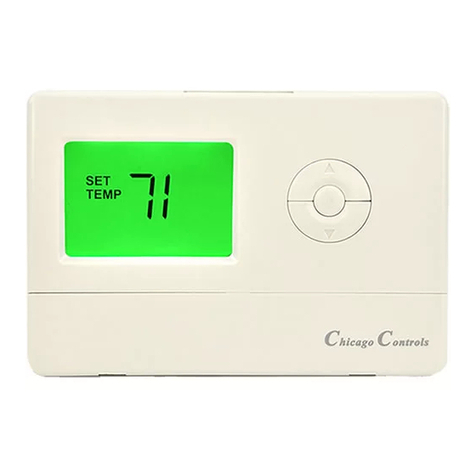 Chicago Controls Thermostats HC7376 User manual