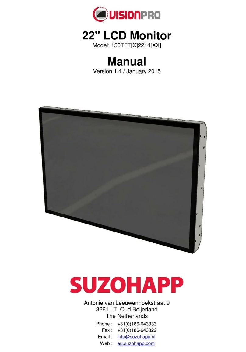 Suzohapp Vision Pro 150TFT 2214 Series User manual