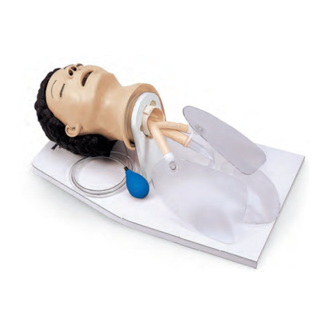 Nasco Simulaids Life/form Airway Management Trainer with... User manual