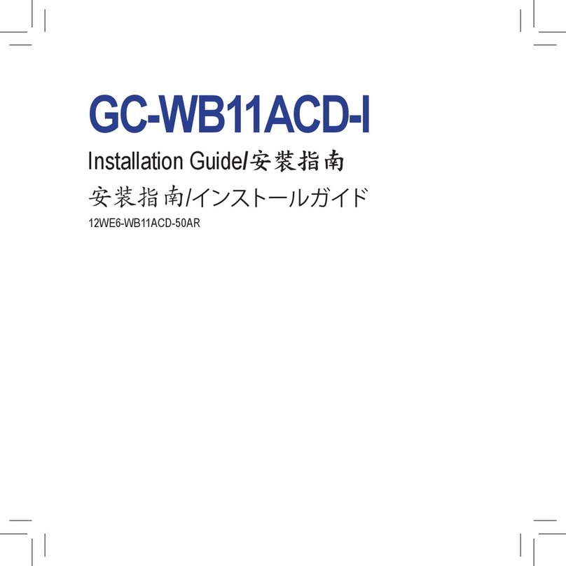 Gigabyte GC-WB11ACD-I User manual