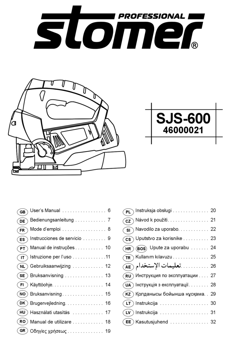 Stomer Professional SJS-600 user manual