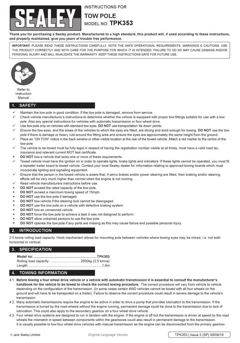 Sealey TPK35 User manual Sealey TPK35 User manual