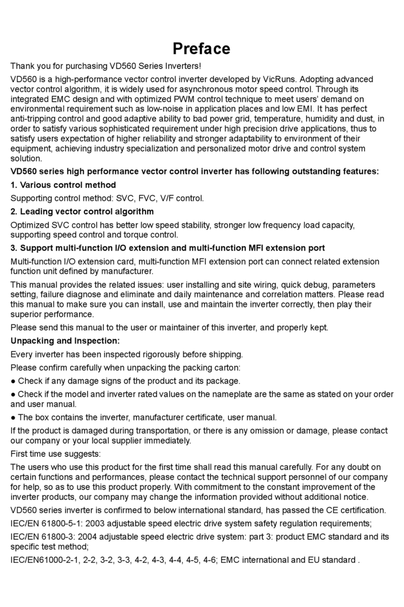 Vicruns VD560 Series instruction manual