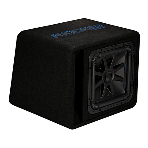 Kicker VL7S12 User manual Kicker VL7S12 User manual