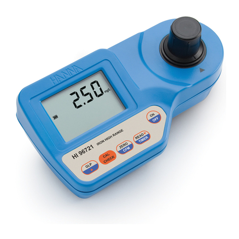 Hanna Instruments HI 96721C User manual Hanna Instruments HI 96721C User manual