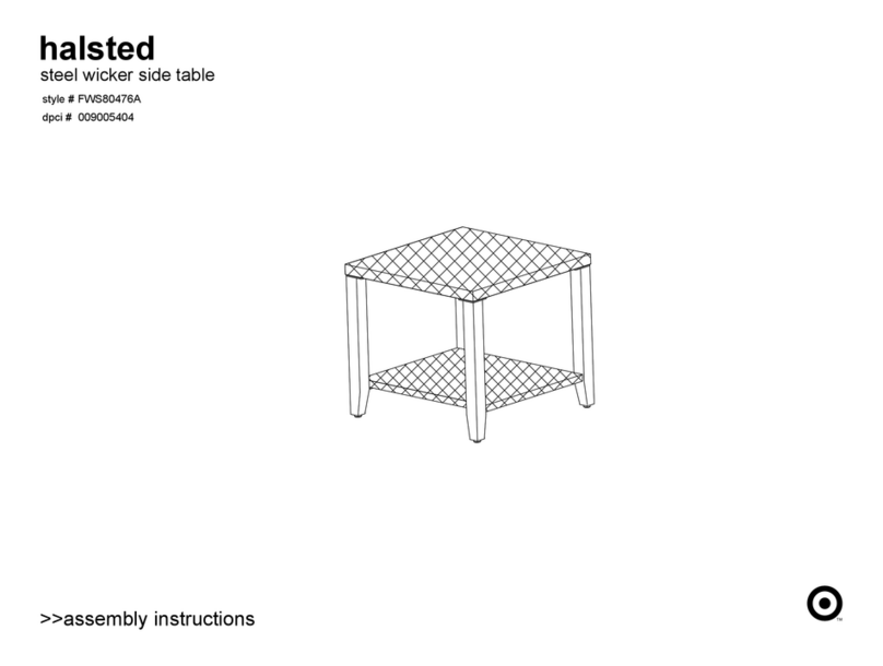 Target Halsted FWS80476A User manual