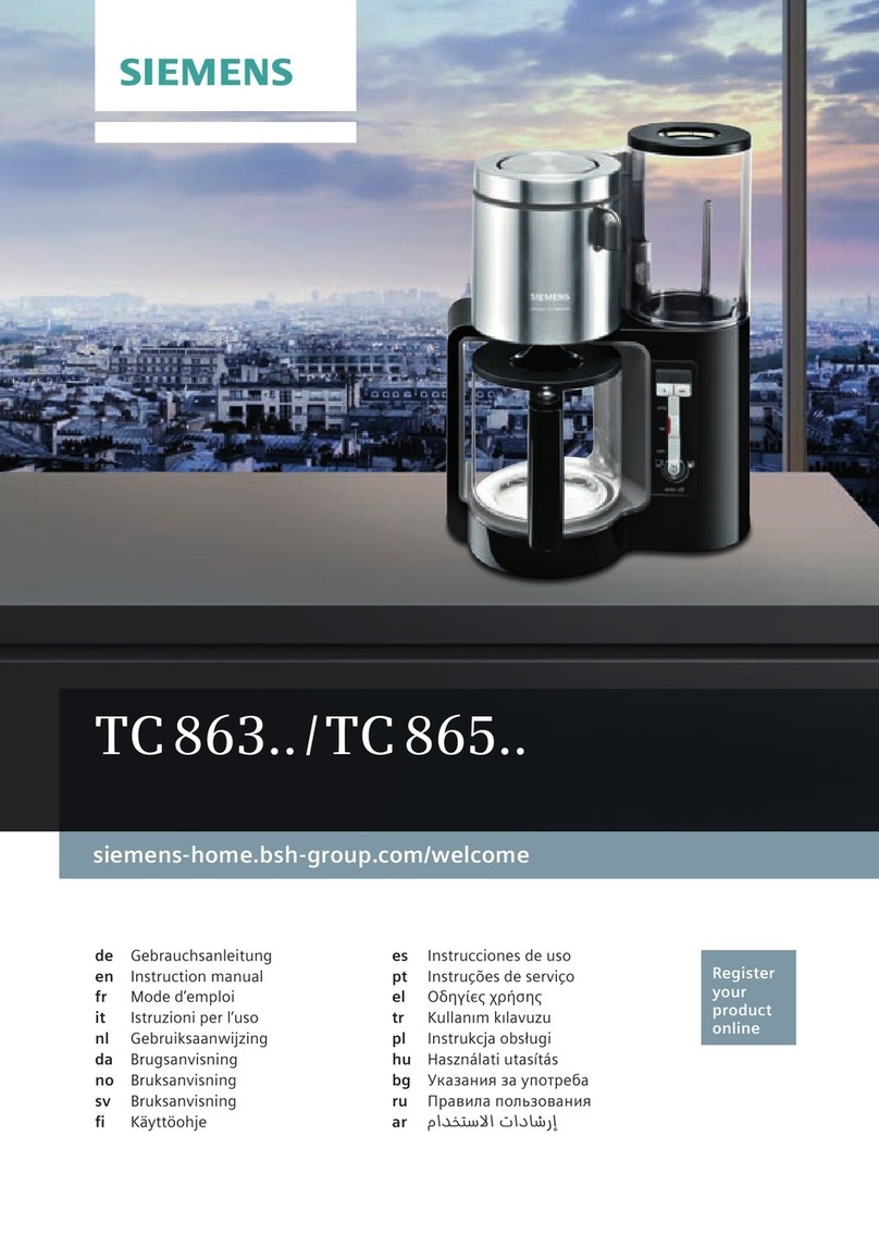 Siemens TC86303 User manual