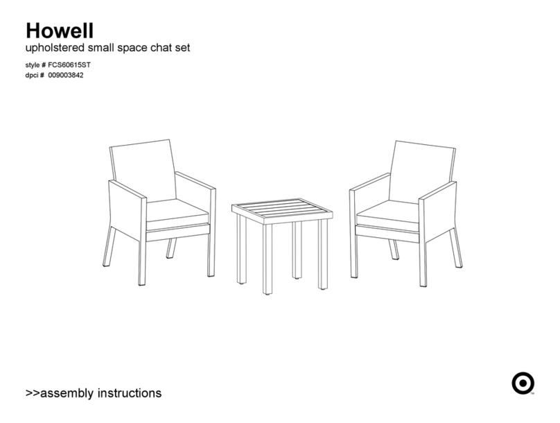 Target Howell FCS60615ST User manual