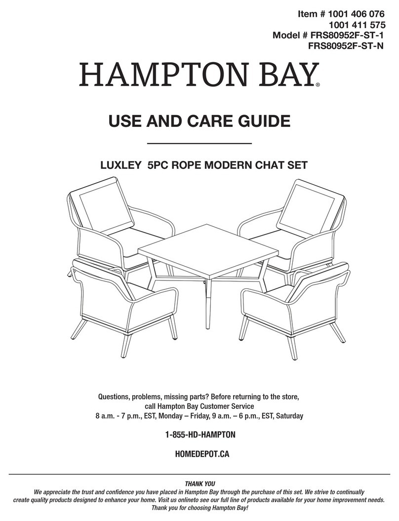 HAMPTON BAY FRS80952F-ST-1 User manual HAMPTON BAY FRS80952F-ST-1 User manual