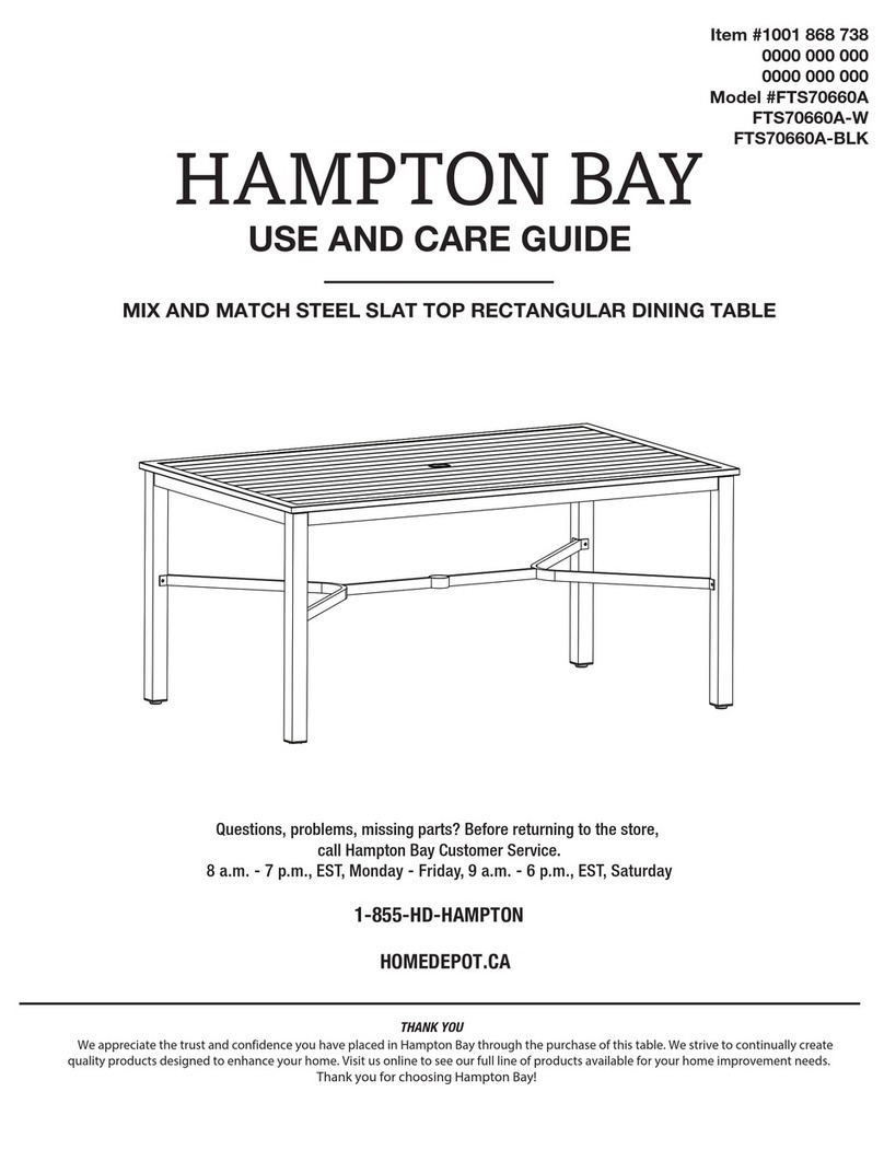 HAMPTON BAY FTS70660A User manual HAMPTON BAY FTS70660A User manual