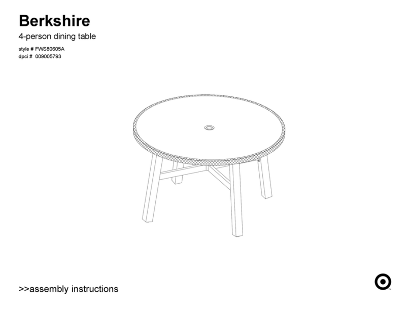 Target Berkshire FWS80605A User manual