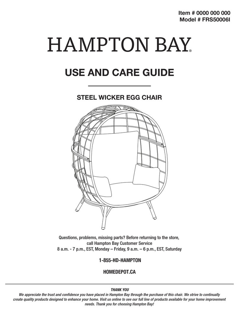 HAMPTON BAY FRS50006I Use and care guide