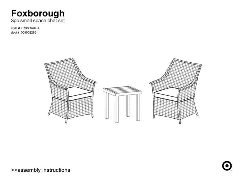 Target Foxborough FRS80944ST User manual