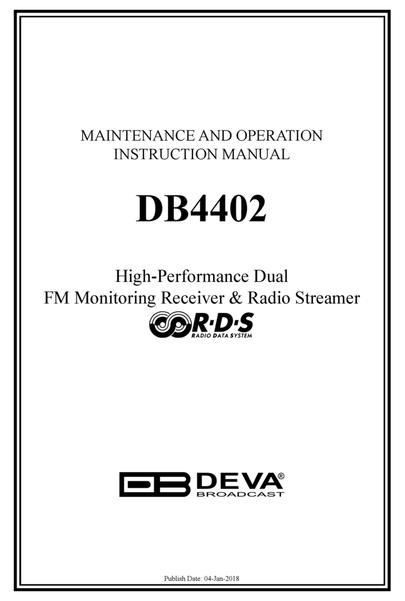 DEVA Broadcast DB4402 instruction manual