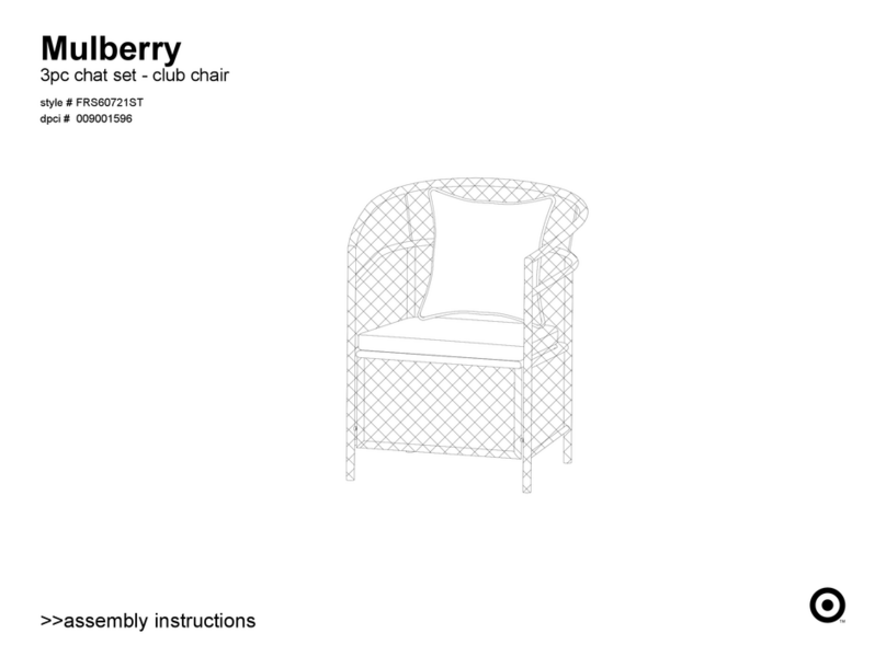 Target Mulberry FRS60721ST Assembly instructions