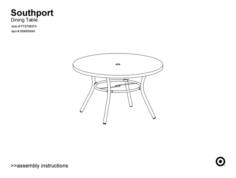 Target Southport FTS70837A Assembly instructions Target Southport FTS70837A Assembly instructions