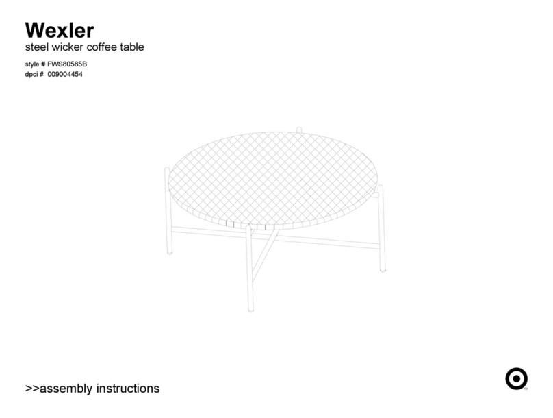Target Wexler FWS80585B Assembly instructions Target Wexler FWS80585B Assembly instructions
